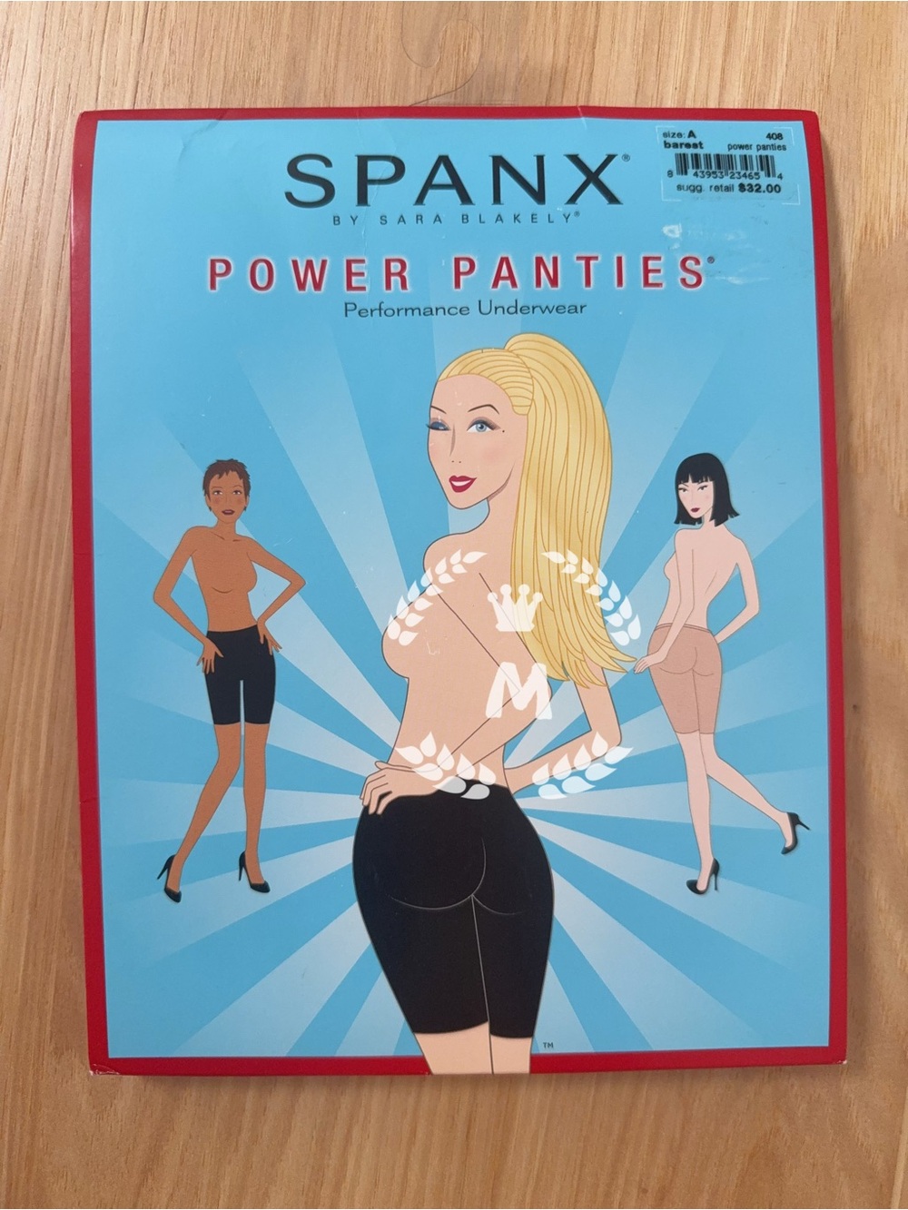 Spanx Power Panties Performance Underwear Barest SizeA115-150lbs, SizeC140-180lb